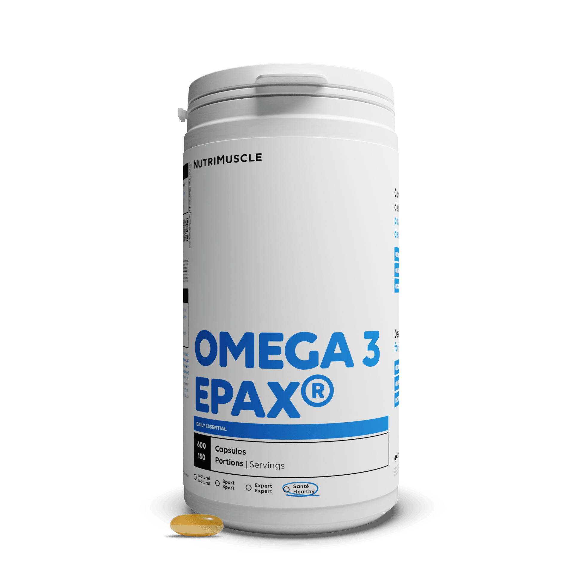 Gélules Oméga 3 Epax® - Compléments pour musculation