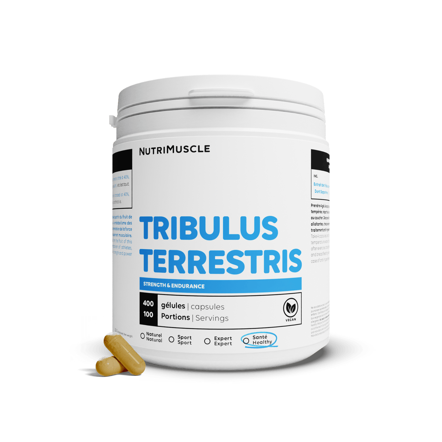 Nutrimuscle Plantes 400 gélules Tribulus Terrestris