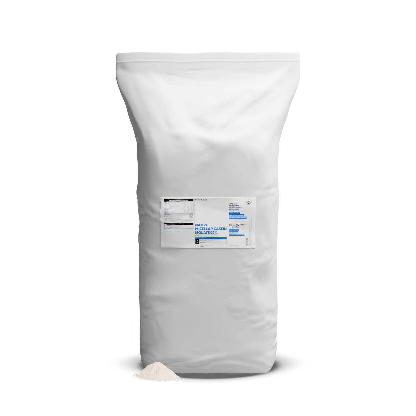 Nutrimuscle Protéines Nature / 15.00 kg Isolat de caséine micellaire 92%