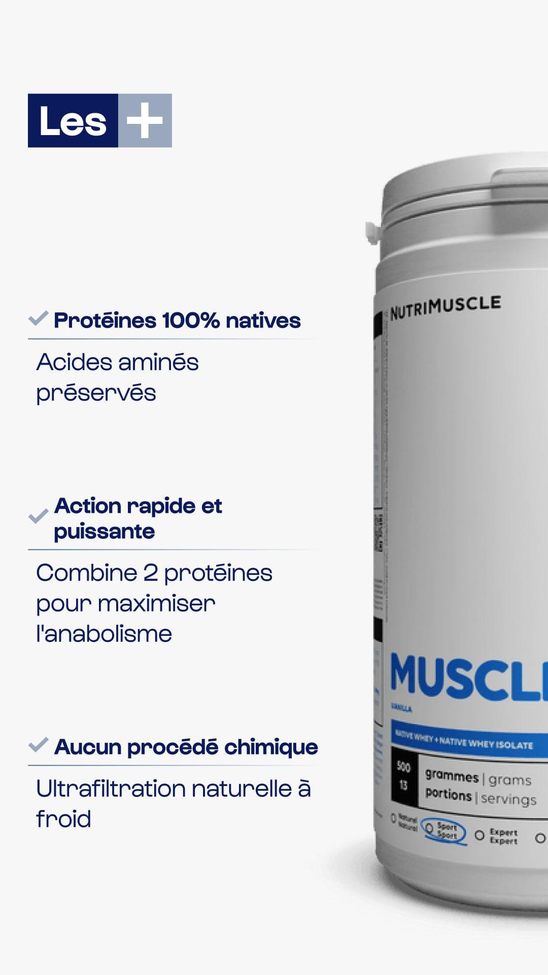 Nutrimuscle Protéines Musclewhey - Mix Protein