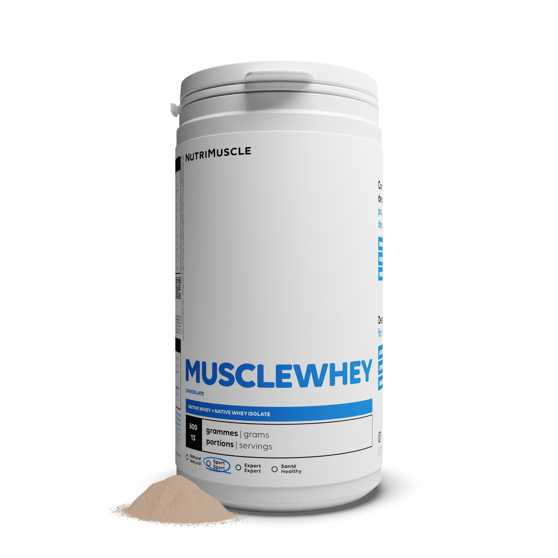 Nutrimuscle Protéines Chocolat / 500 g Musclewhey - Mix Protein
