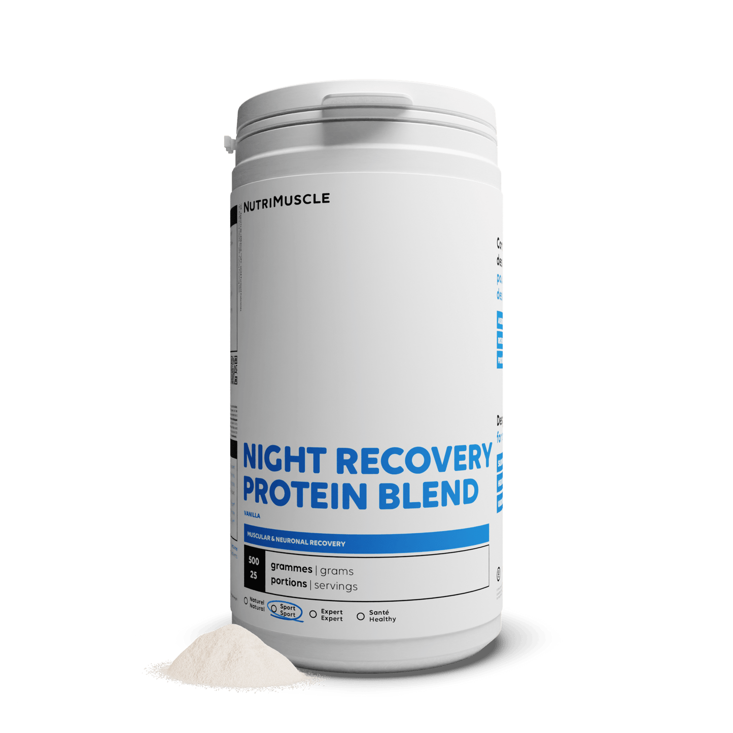 Nutrimuscle Protéines Vanille / 500 g Night Recovery Protein Blend