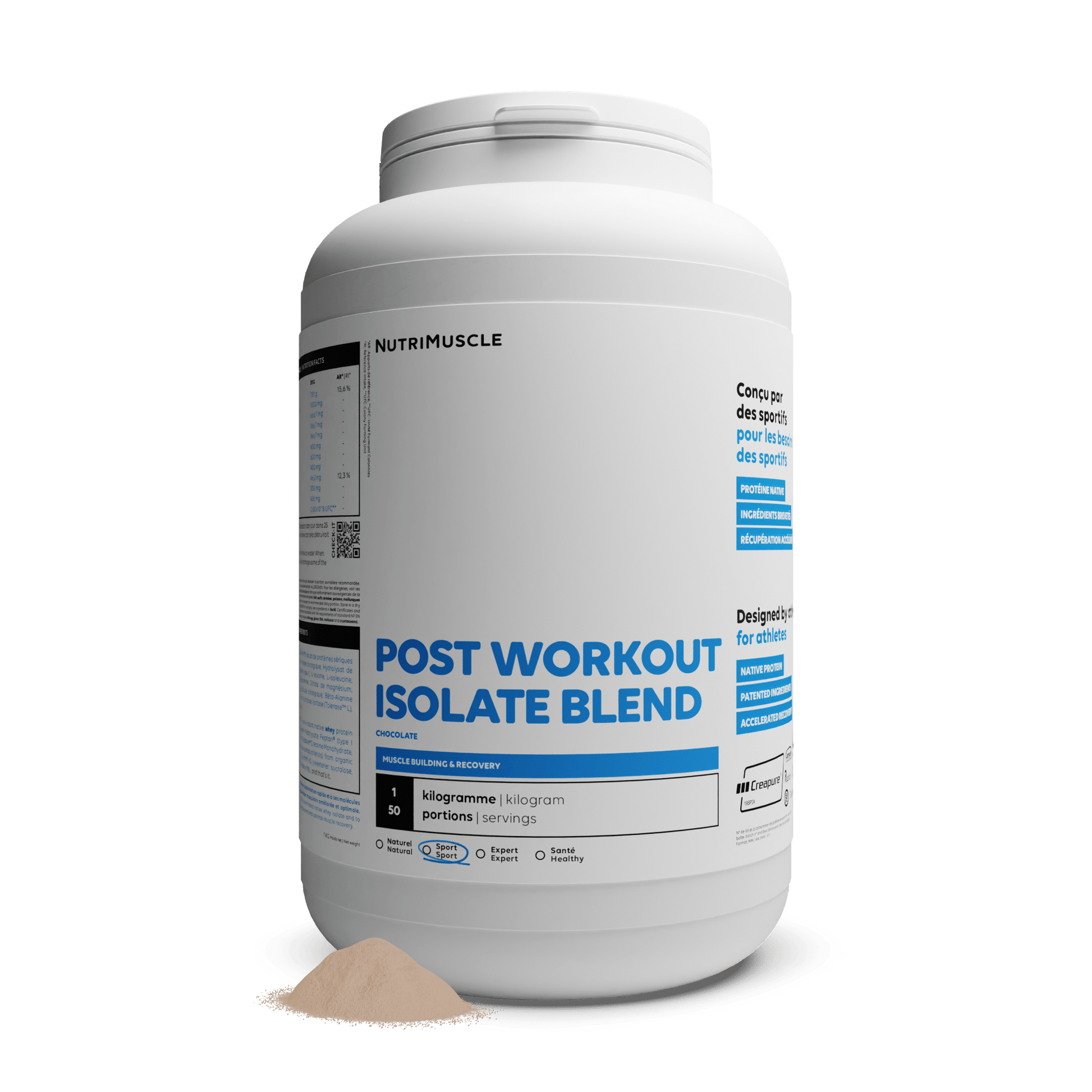 Nutrimuscle Protéines Post Workout Isolate Blend