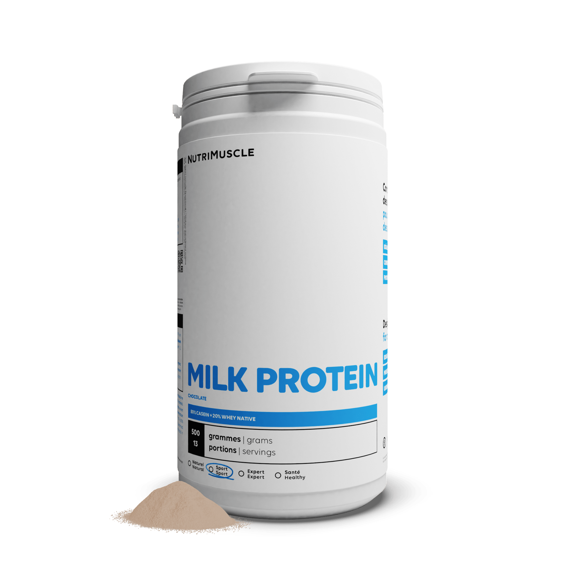 Nutrimuscle Protéines Chocolat / 500 g Protéines Totales