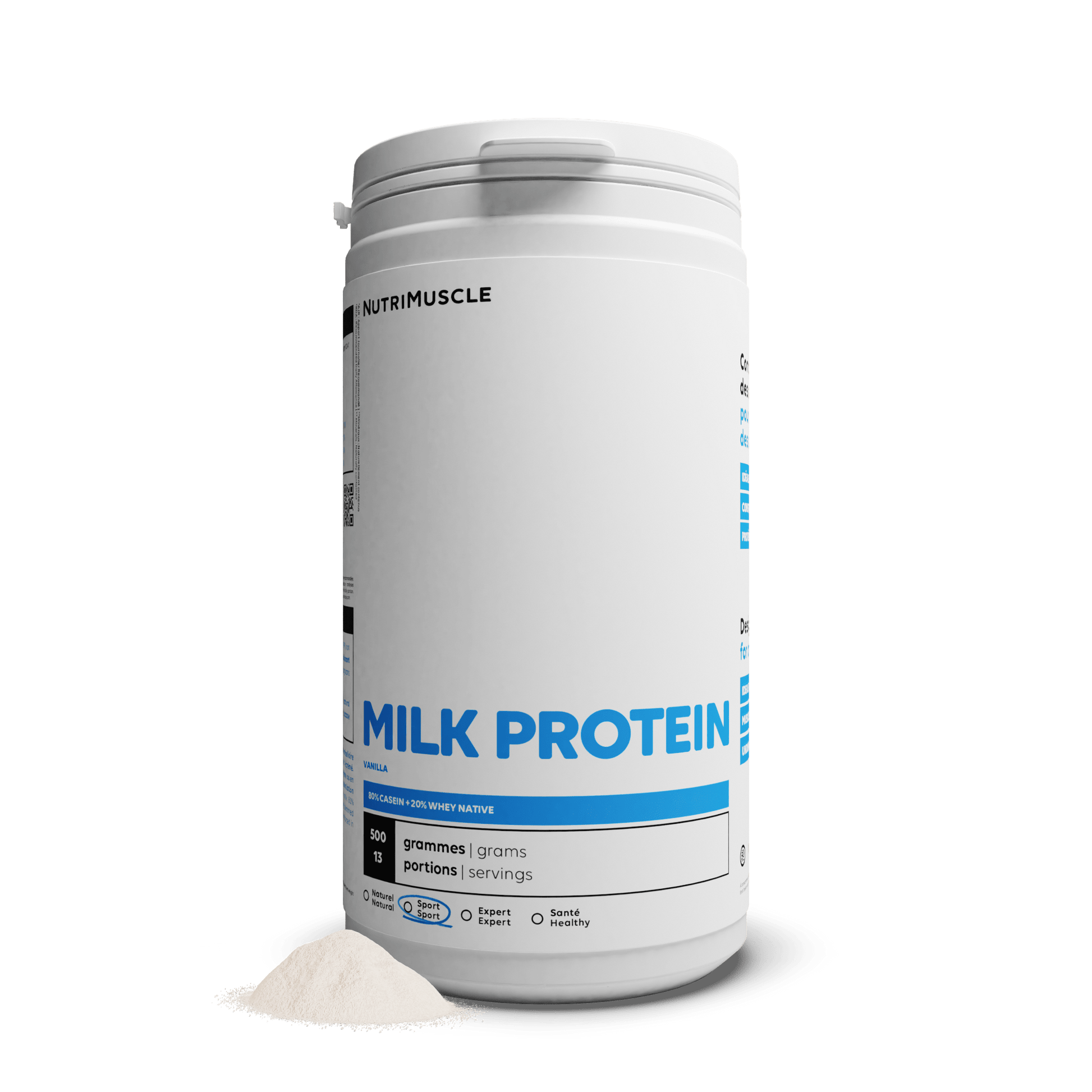 Nutrimuscle Protéines Vanille / 500 g Protéines Totales