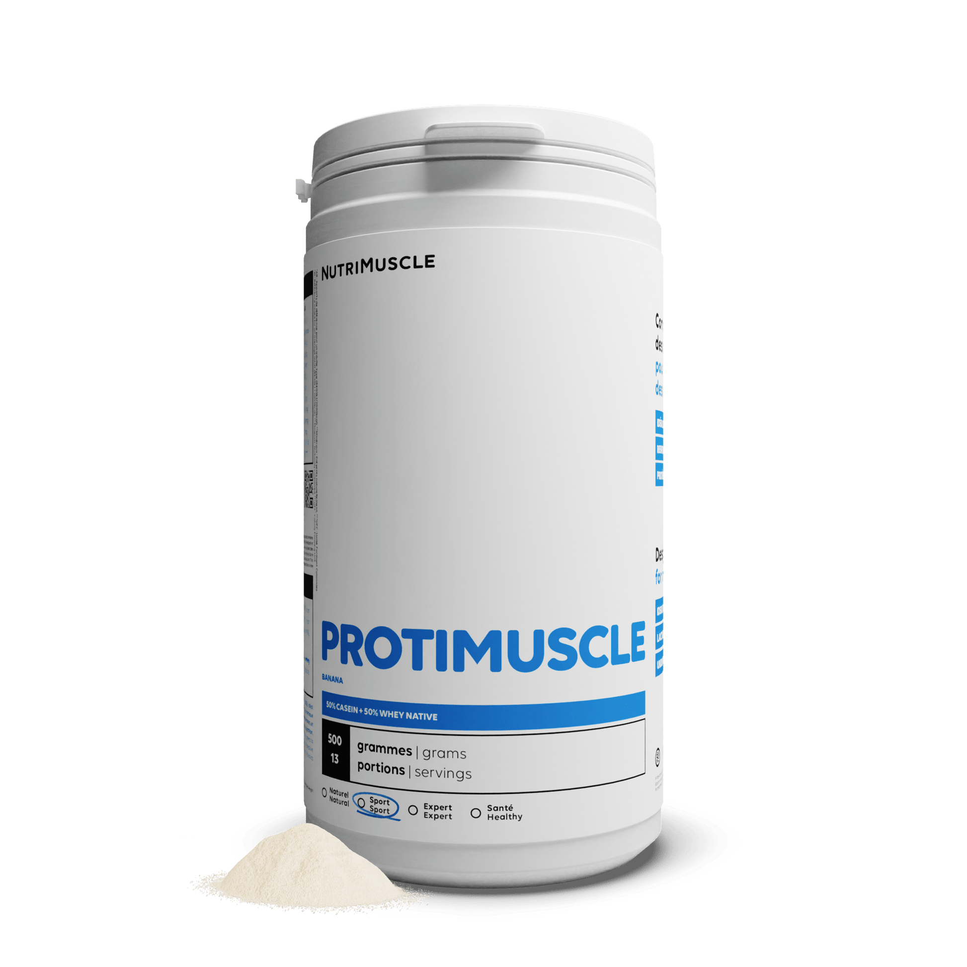 Nutrimuscle Protéines Banane / 500 g Protimuscle - Mix Protein