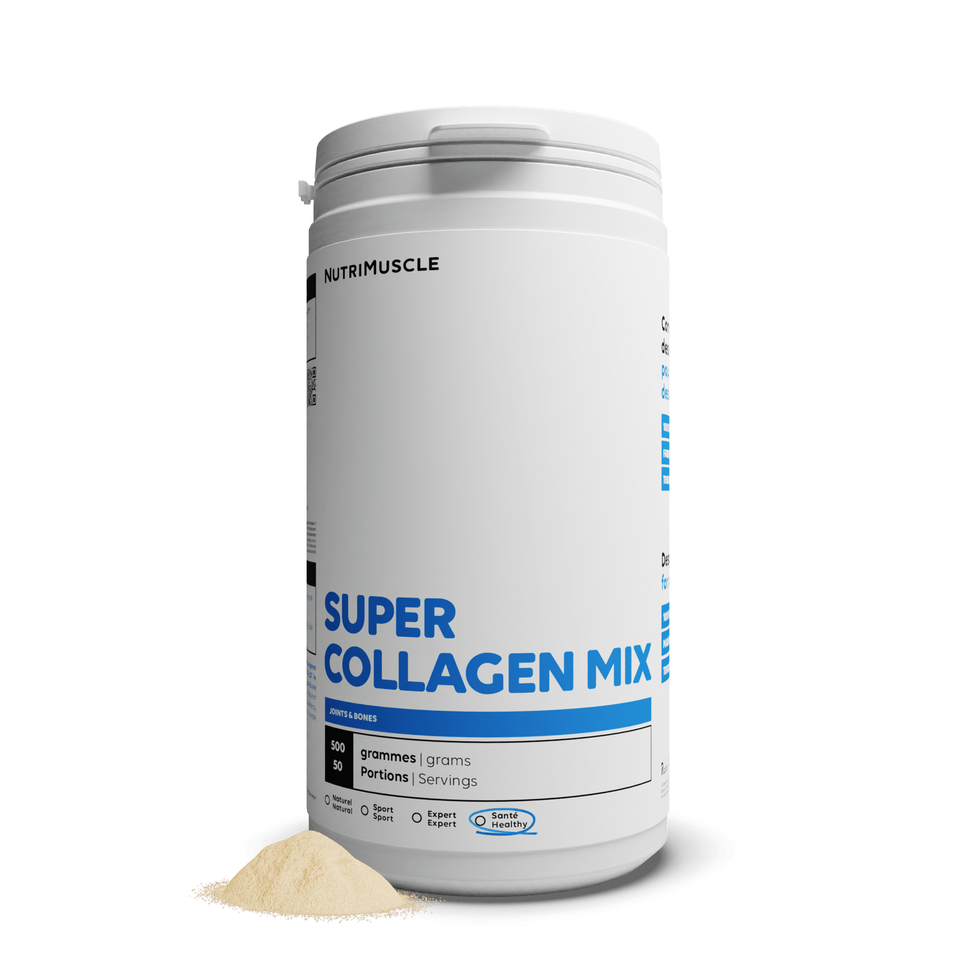 Nutrimuscle Protéines 500 g Super Collagen Mix en poudre