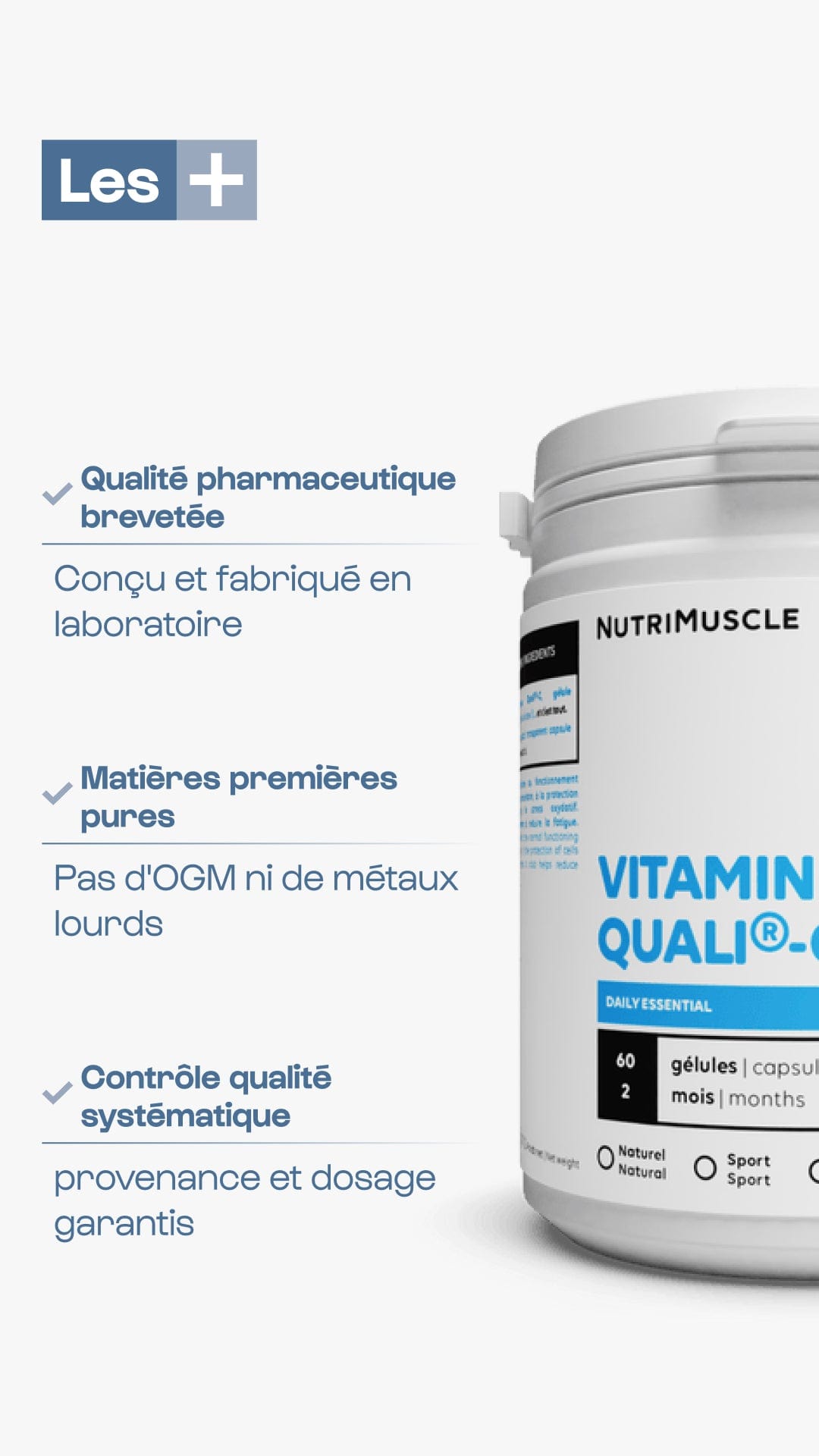 Nutrimuscle Vitamine C Quali®C en poudre