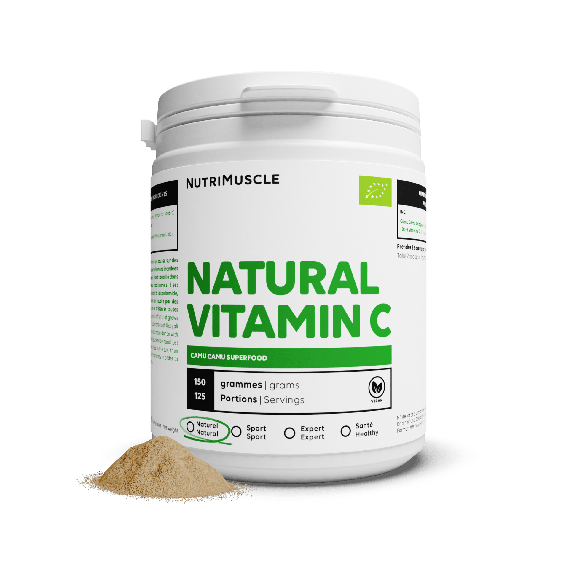 Nutrimuscle Vitamines 150 g Vitamine C Bio en poudre