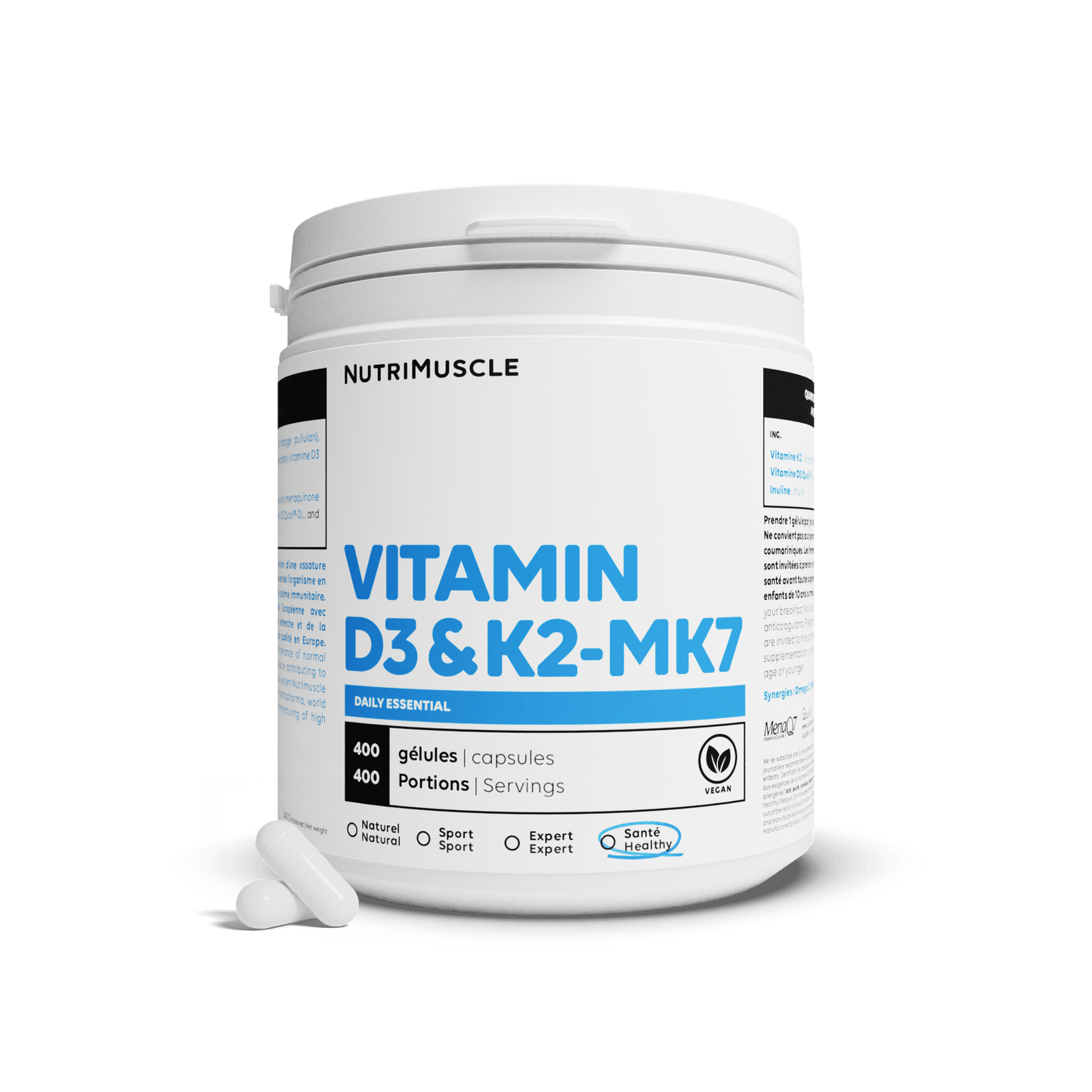 Nutrimuscle Vitamines Vitamines D3 + K2-MK7