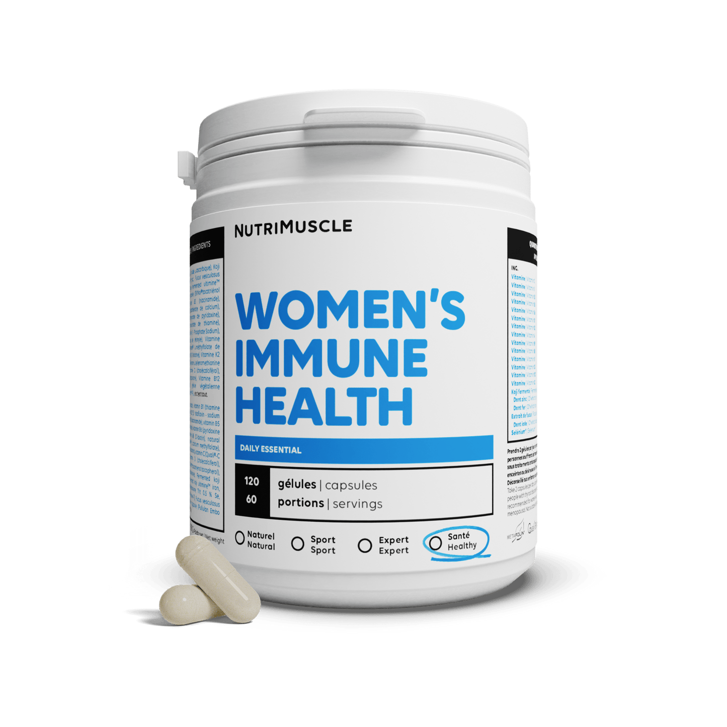 Nutrimuscle Vitamines 120 gélules Women's Immune Health