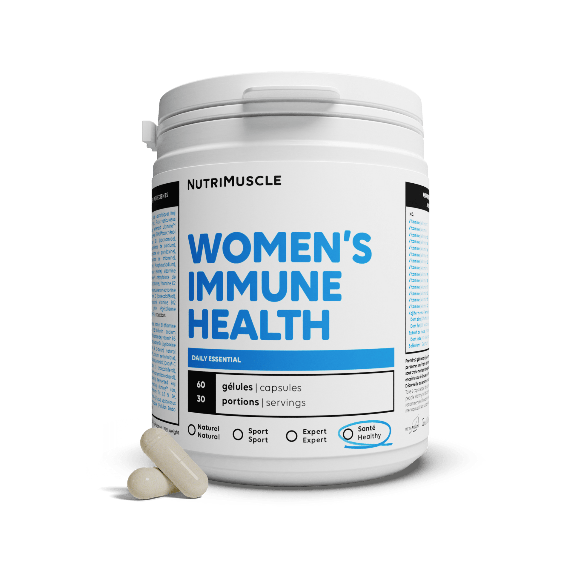 Nutrimuscle Vitamines 60 gélules Women's Immune Health