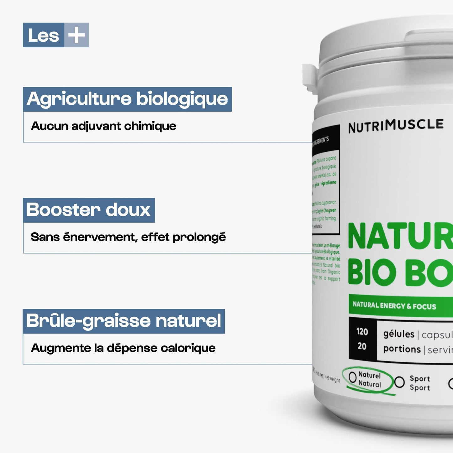 Nutrimuscle Plantes Natural Bio Booster