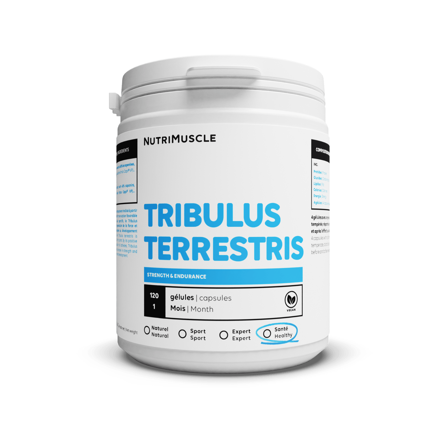 Nutrimuscle Plantes Gélules / 120 gélules Tribulus Terrestris